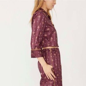 Free People Pajama Party Print Pajamas (SZ L)